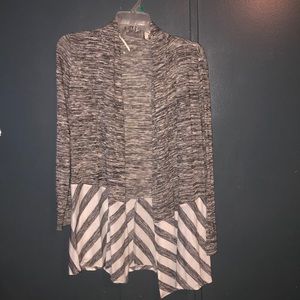 Gray cardigan